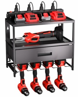 Veitorld Tool Organizer Review: Efficient Garage Storage Solution with Charging Station