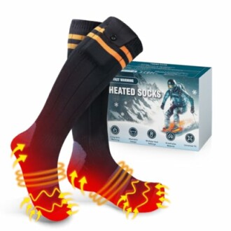 FloraForge Heated Socks Review: 5000 mAh Rechargeable Foot Warmers for Winter Sports